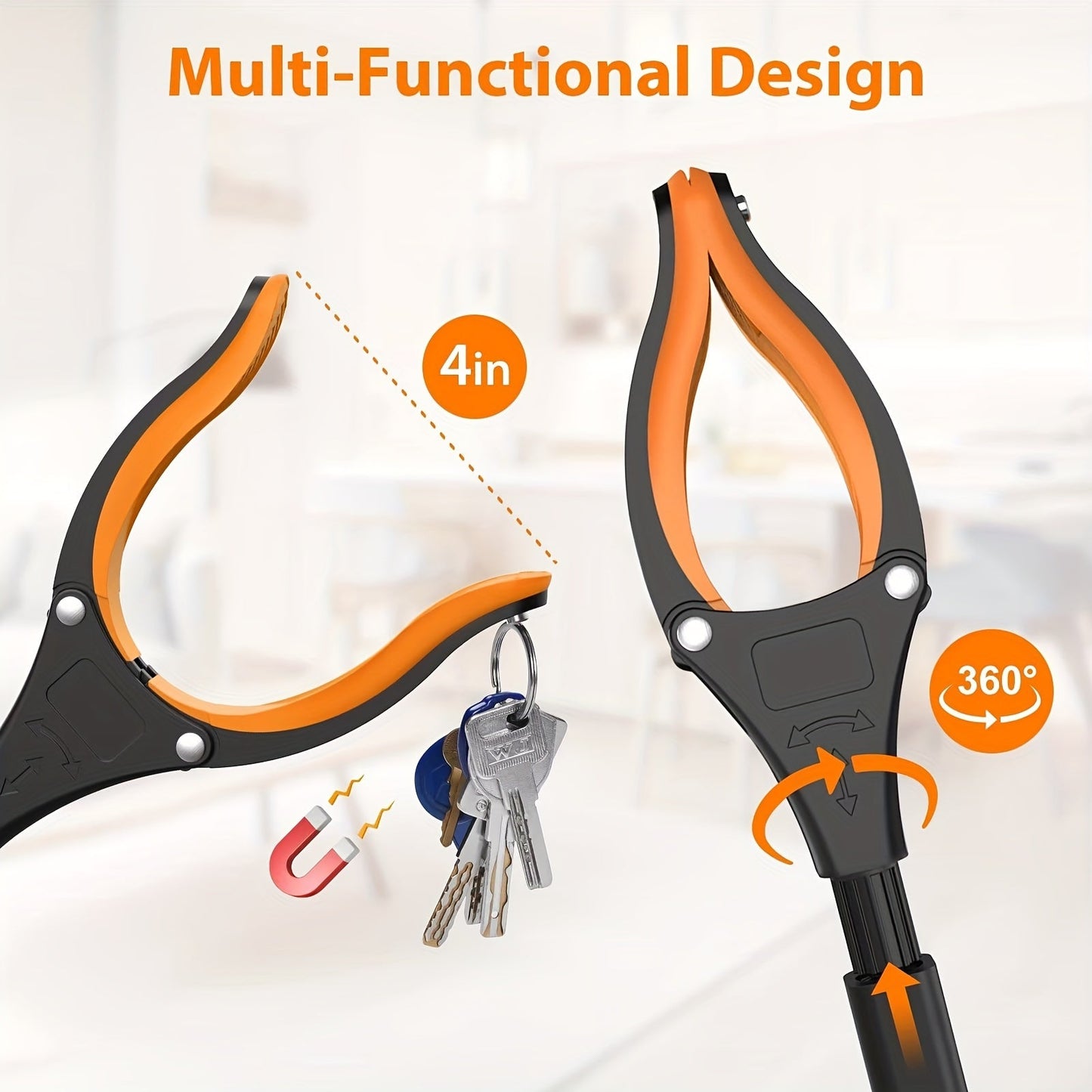Comfortable Gripper with Rotation – Lightweight and Practical for Effortless Reach