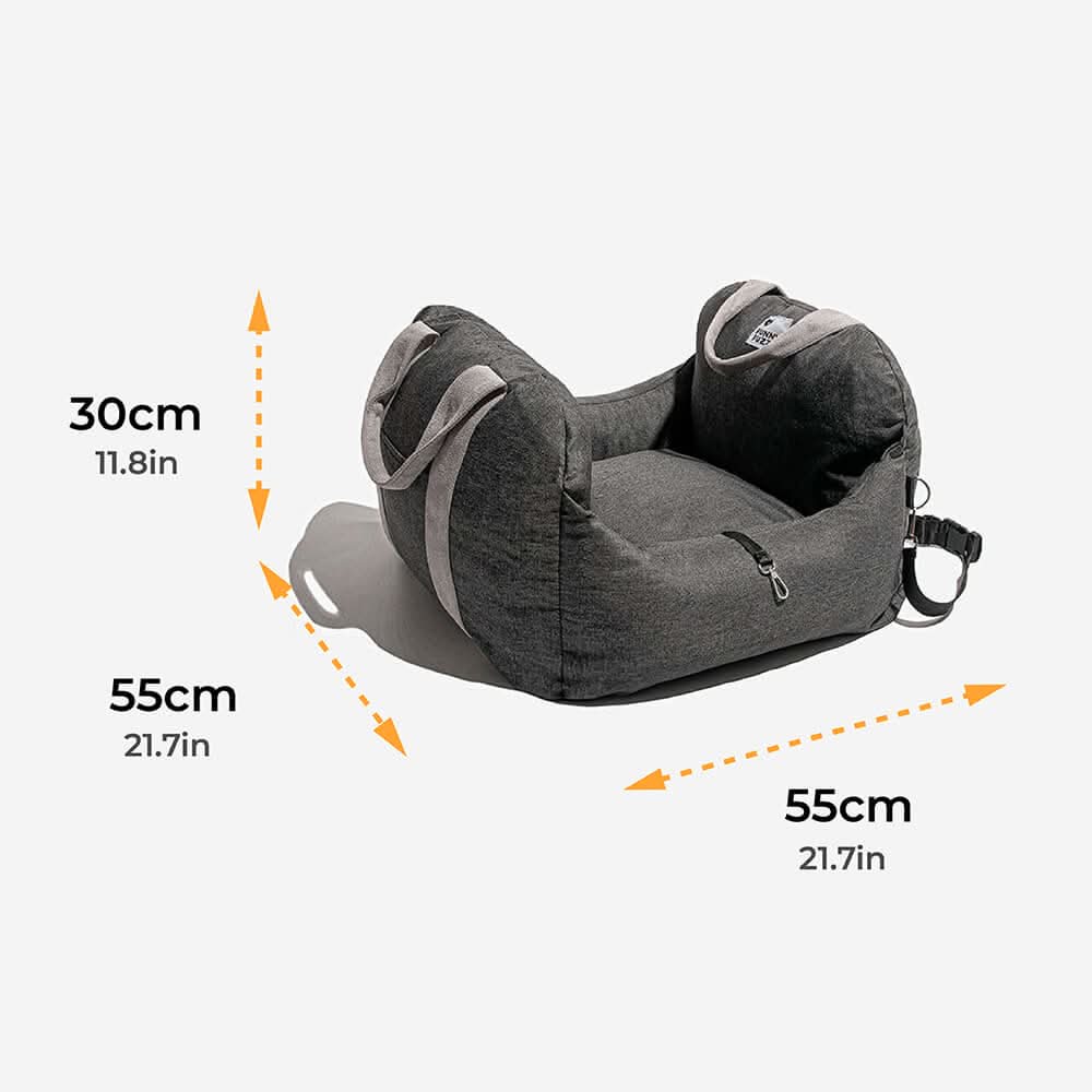 COMFYRIDE DOG SEAT – Dog seat bed with safety belt & non-slip bottom