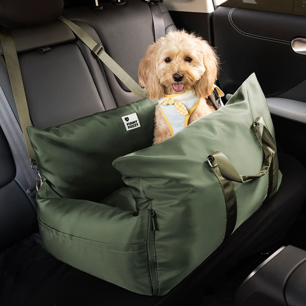 COMFYRIDE DOG SEAT – Dog seat bed with safety belt & non-slip bottom