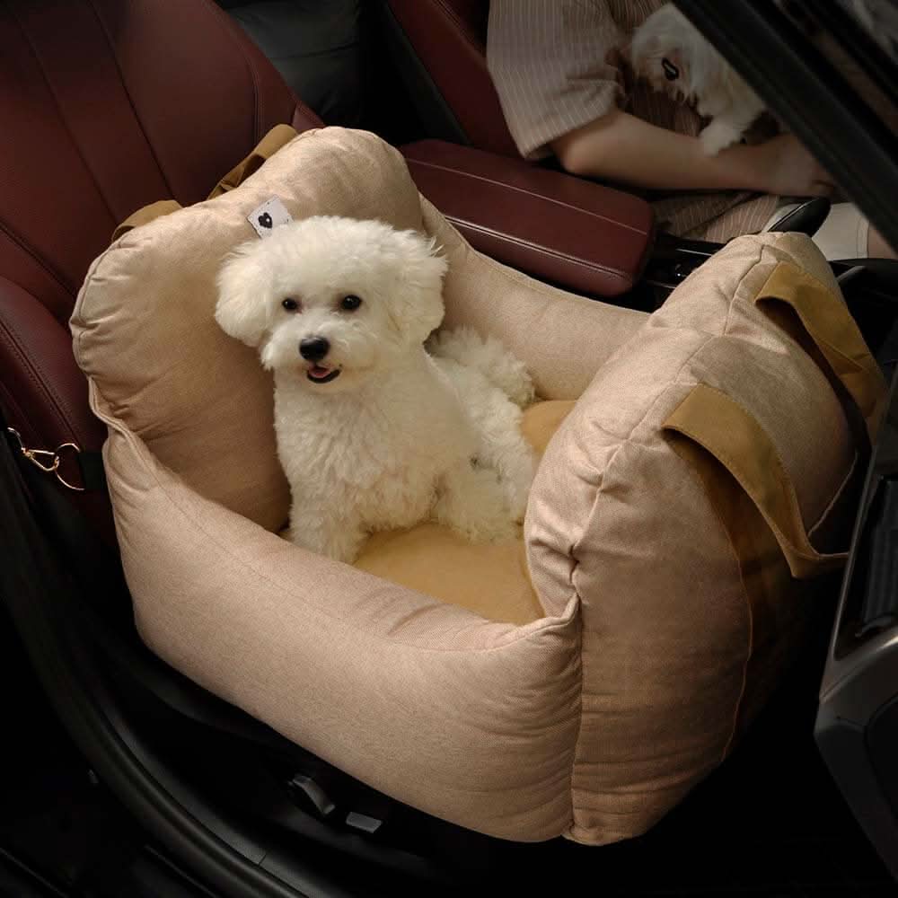 COMFYRIDE DOG SEAT – Dog seat bed with safety belt & non-slip bottom