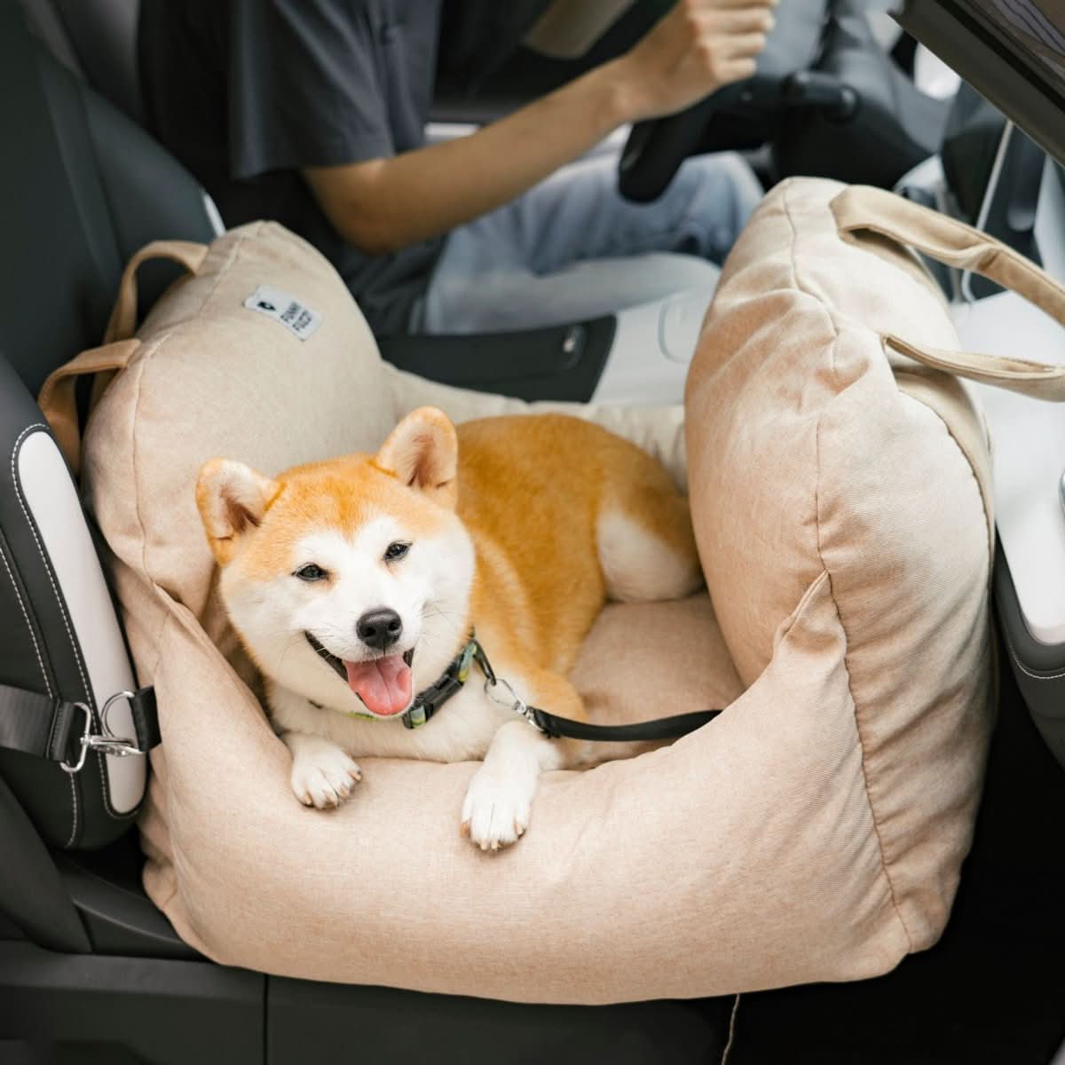 COMFYRIDE DOG SEAT – Dog seat bed with safety belt & non-slip bottom