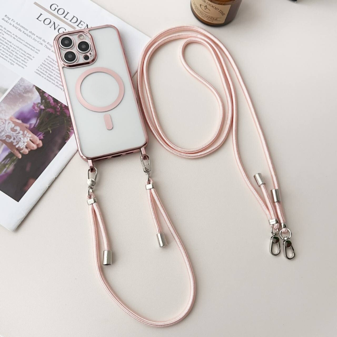 Coque de téléphone avec cordon lanyard - Saint