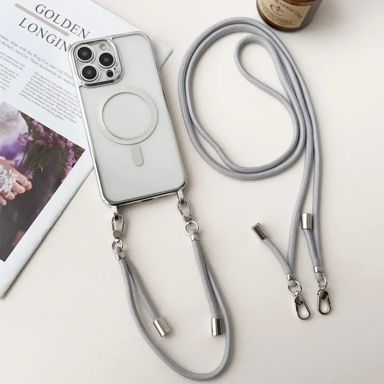 Coque de téléphone avec cordon lanyard - Saint