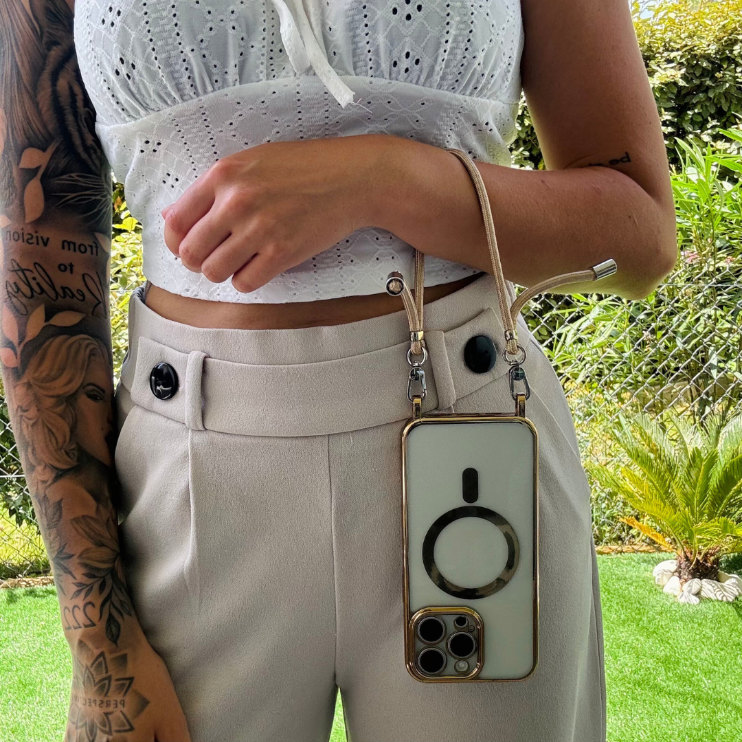 Coque de téléphone avec cordon lanyard - Saint