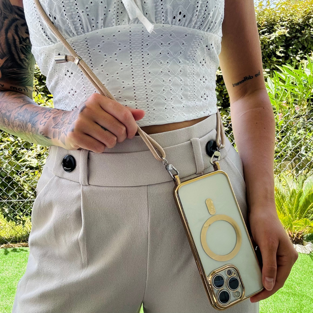 Coque de téléphone avec cordon lanyard - Saint