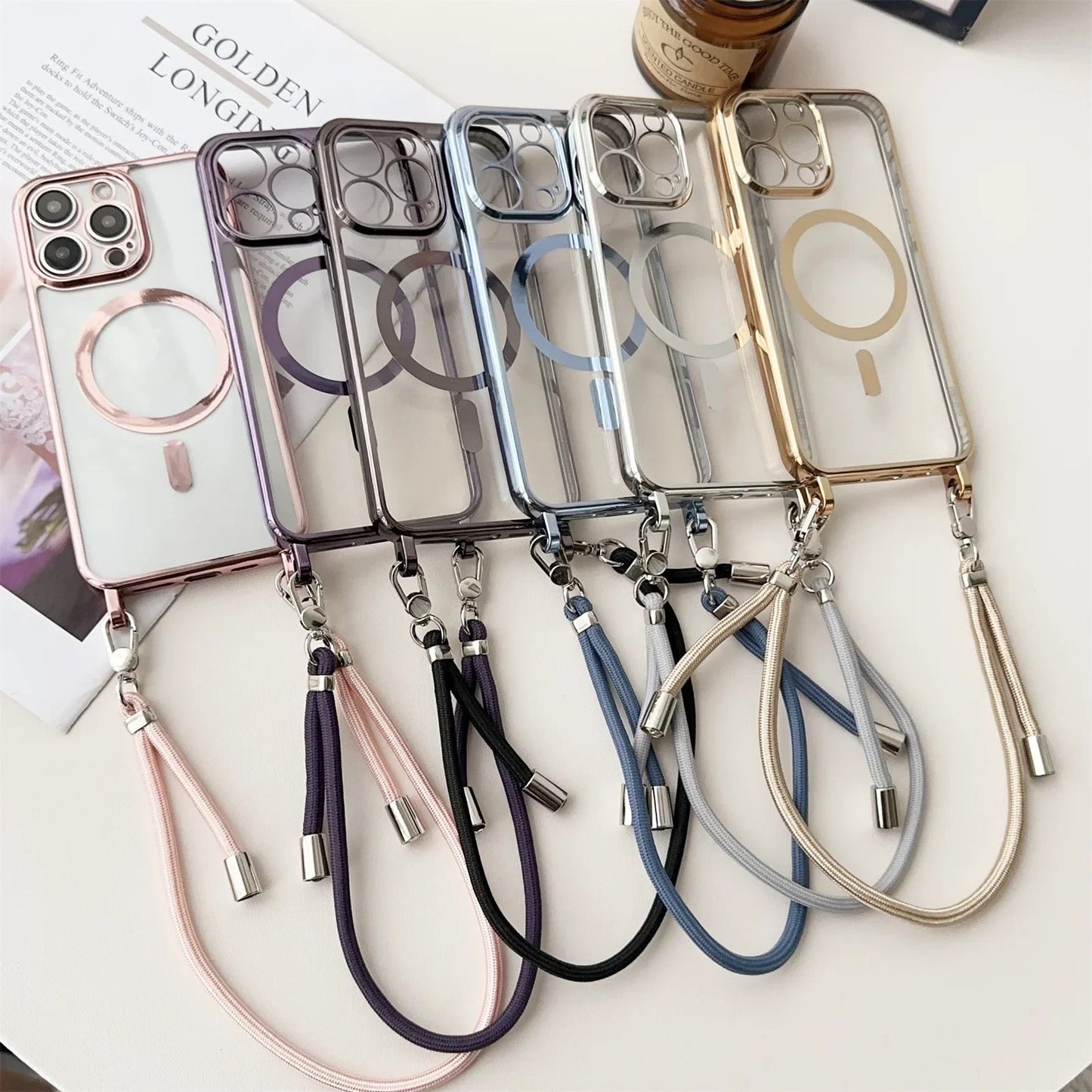 Coque de téléphone avec cordon lanyard - Saint