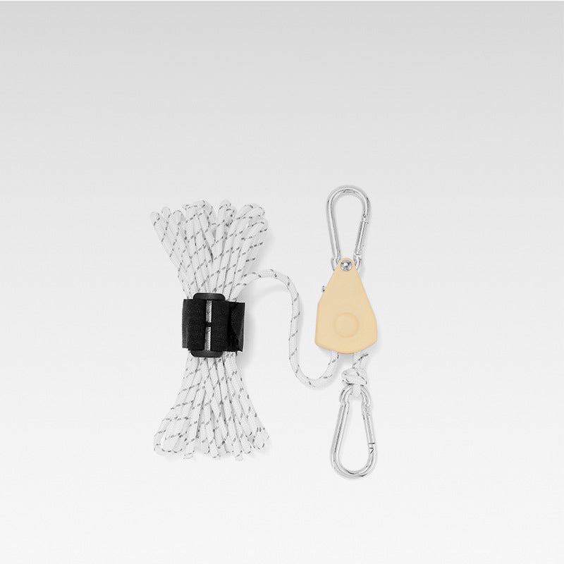 Corde de camping réglable et portable - Réfléchissante et durable