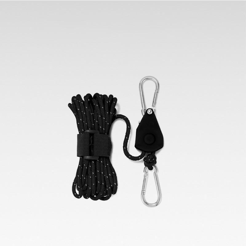 Corde de camping réglable et portable - Réfléchissante et durable