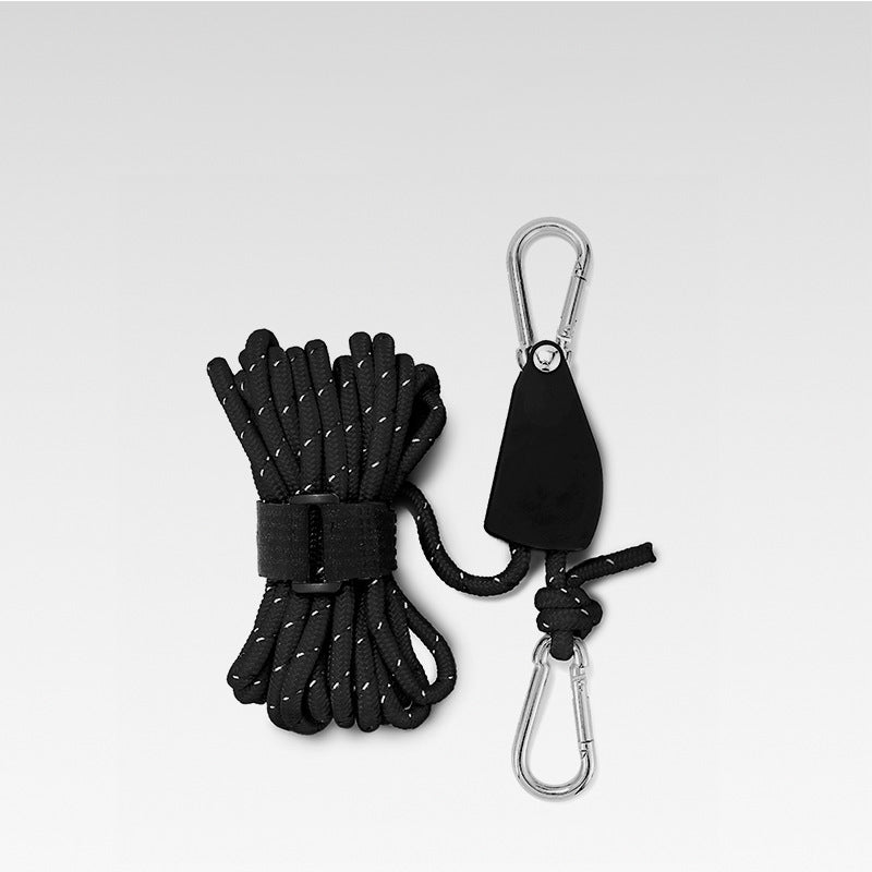 Corde de camping réglable et portable - Réfléchissante et durable