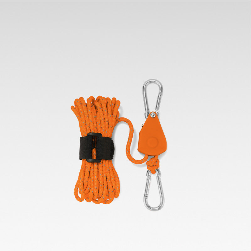Corde de camping réglable et portable - Réfléchissante et durable