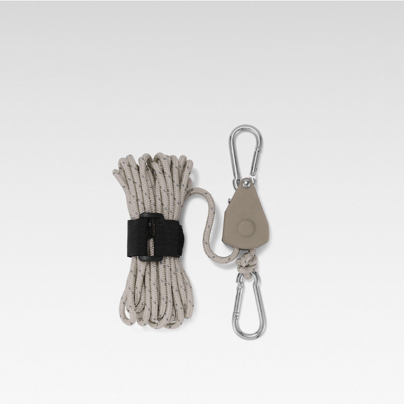 Corde de camping réglable et portable - Réfléchissante et durable