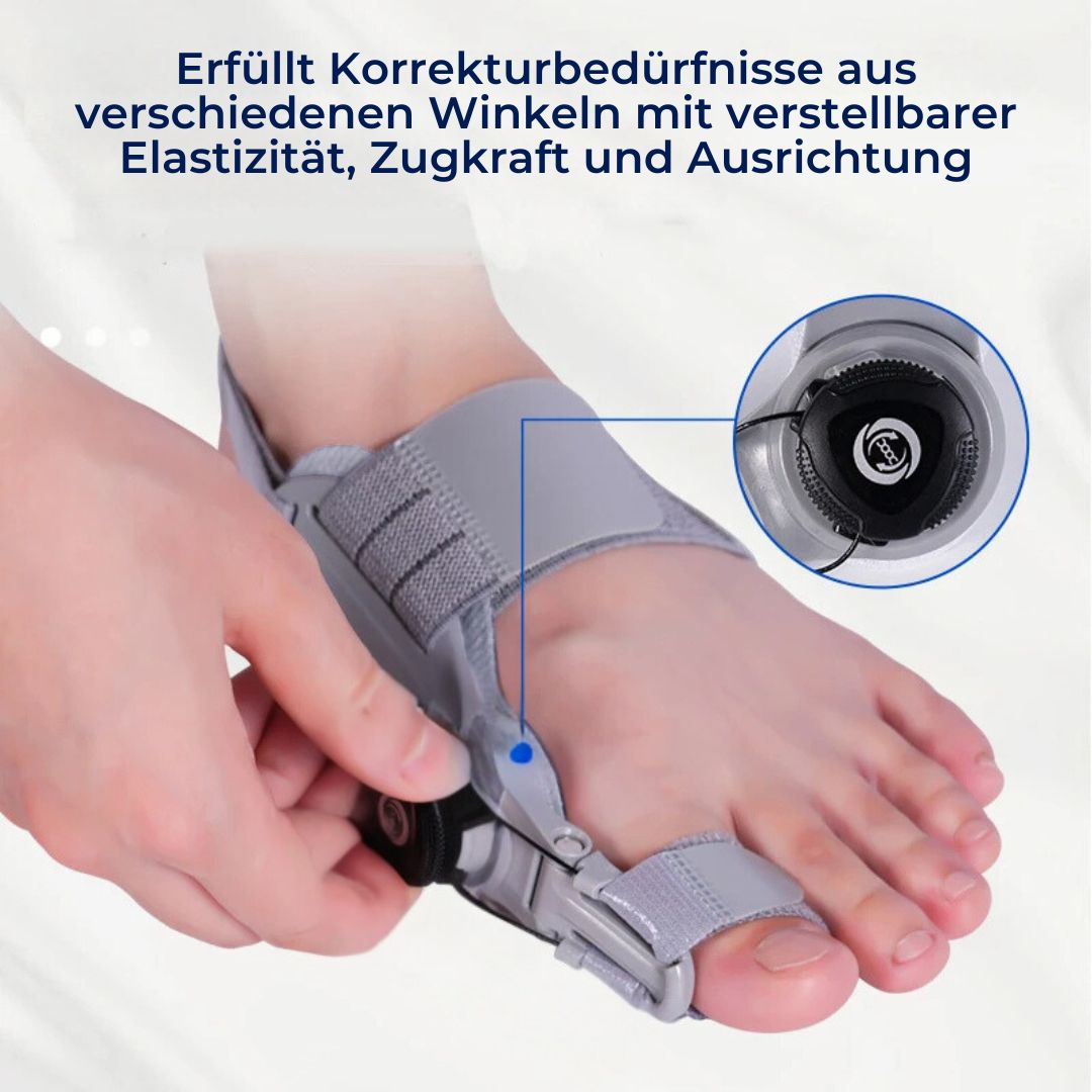 Correcteur d'hallux valgus à soutiens ajustables