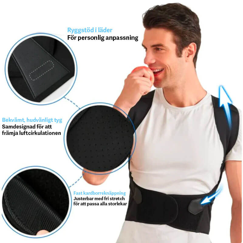 Correcteur de posture et soutien du dos pour la santé et le confort