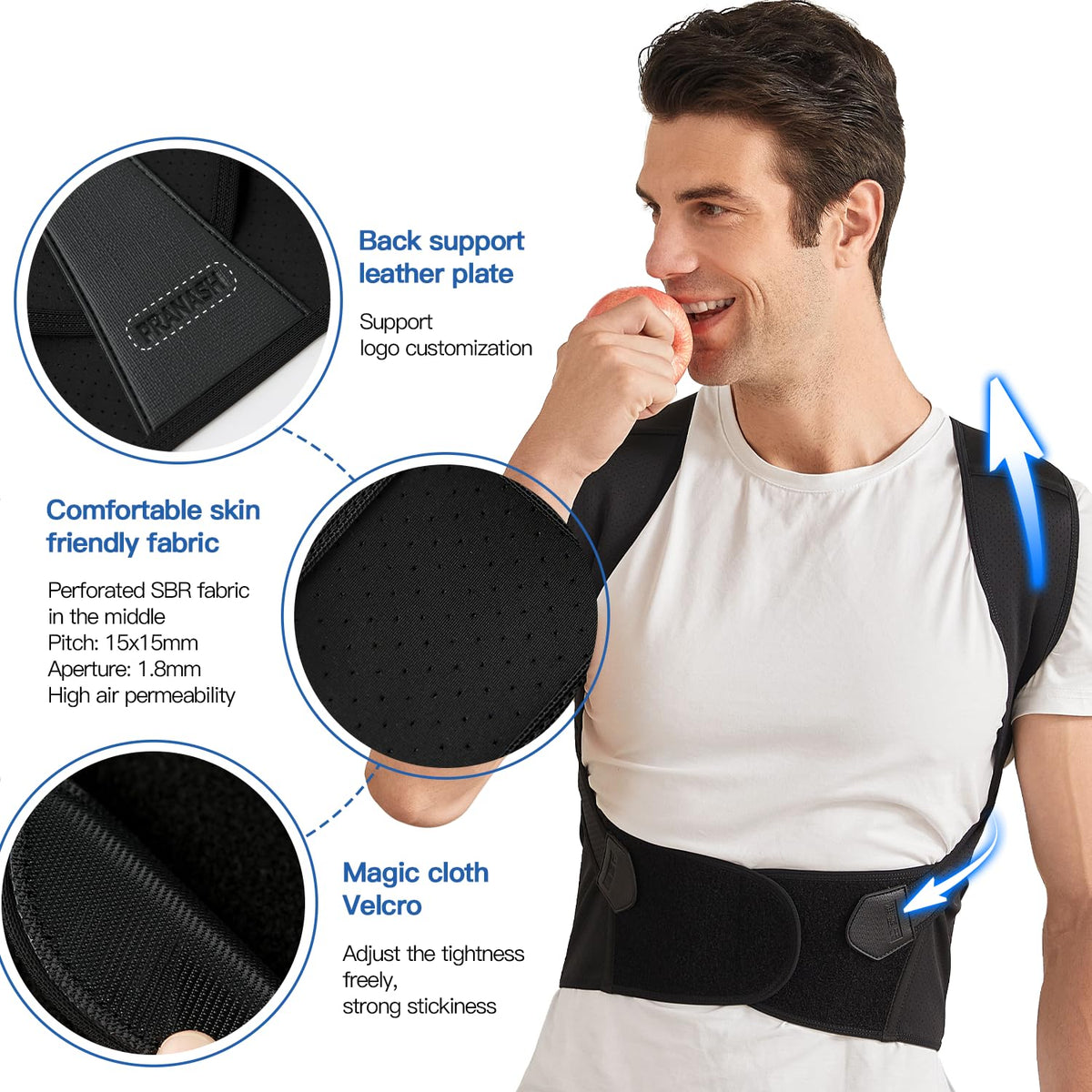 Correcteur de posture pour le dos