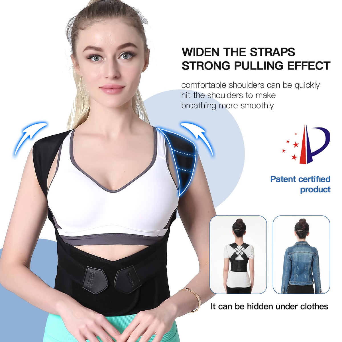 Correcteur de posture pour le dos