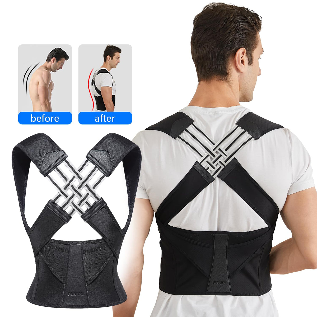 Correcteur de posture pour le dos