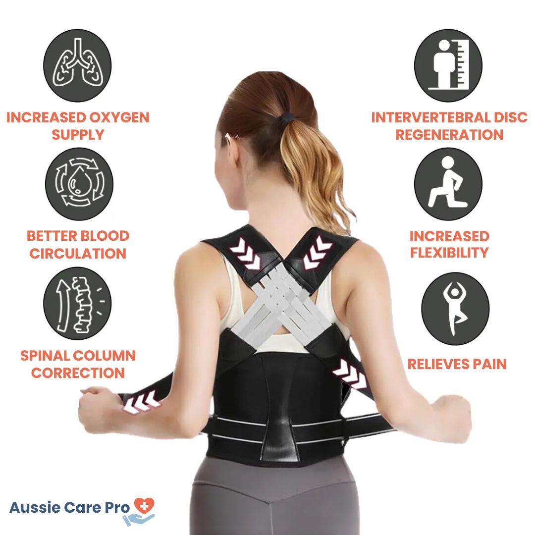 Correcteur de posture V2 Pro – soutien dorsal avancé pour soulagement de la douleur et alignement optimal