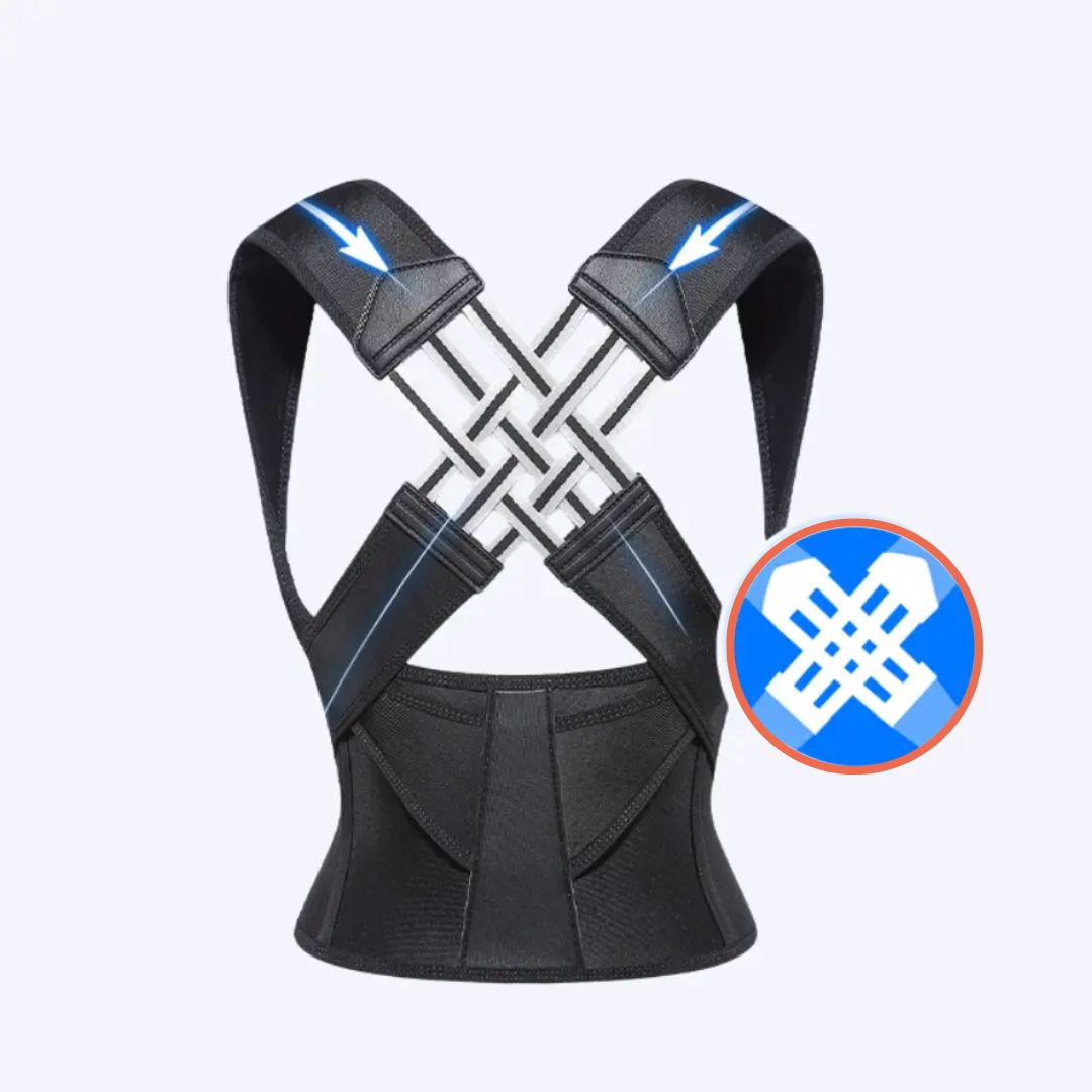 Correcteur de posture V2 Pro – soutien dorsal avancé pour soulagement de la douleur et alignement optimal