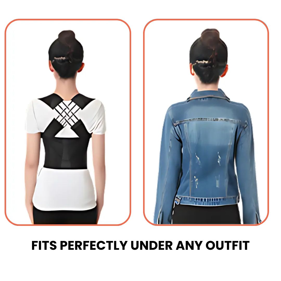 Correcteur de posture V2 Pro – soutien dorsal avancé pour soulagement de la douleur et alignement optimal