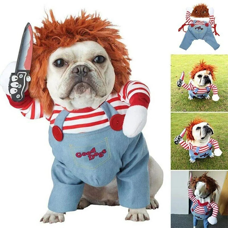 Costume d'Halloween le plus drôle et le plus effrayant pour animaux de compagnie