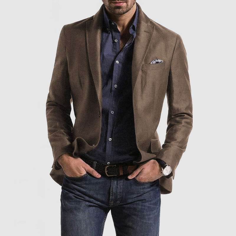 Costume de cérémonie en laine pour homme pour l'automne de haute qualité