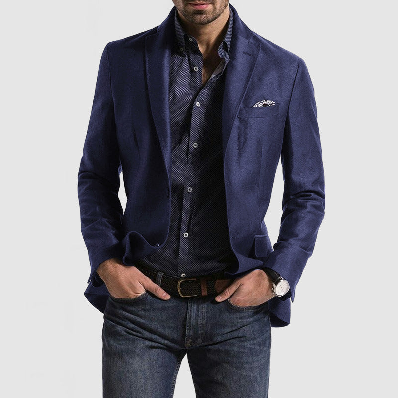 Costume de cérémonie en laine pour homme pour l'automne de haute qualité