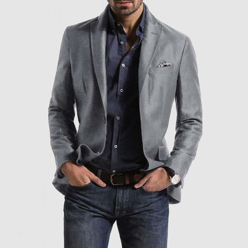 Costume de cérémonie en laine pour homme pour l'automne de haute qualité