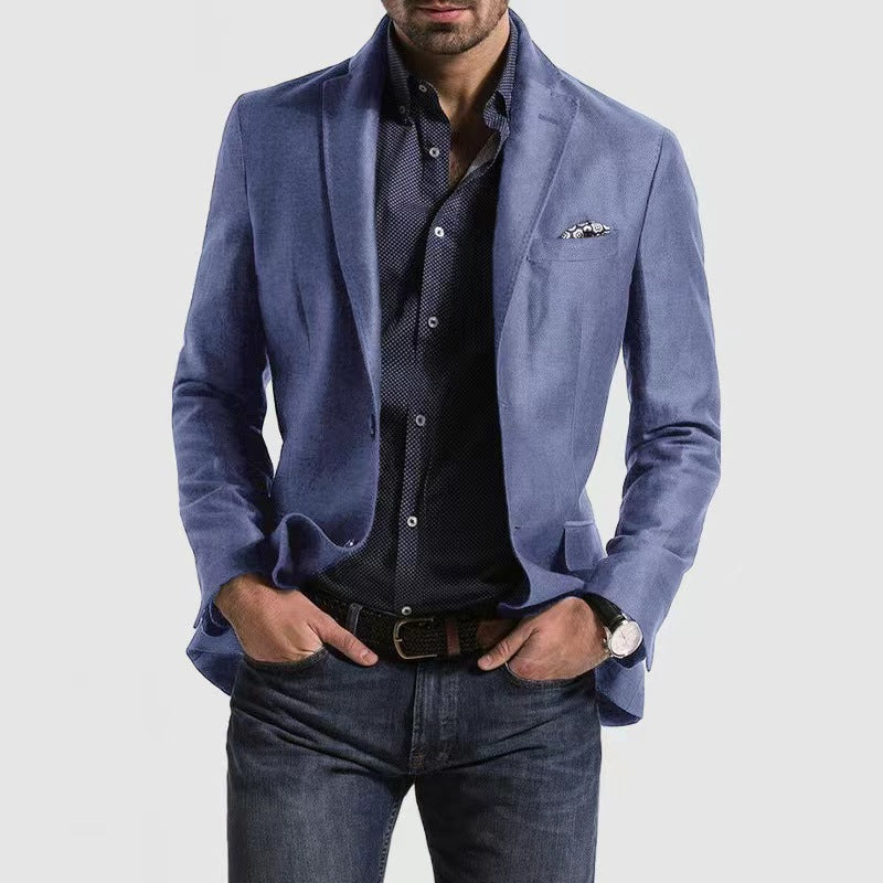 Costume de cérémonie en laine pour homme pour l'automne de haute qualité
