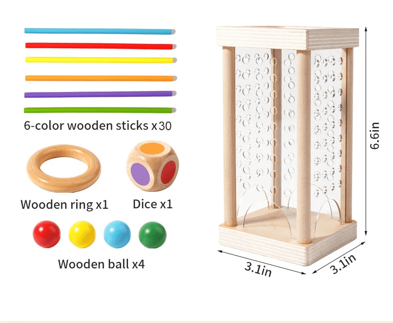 COUNTISTIX – Montessori Counting Rods Set for Cognitive Growth & Coordination