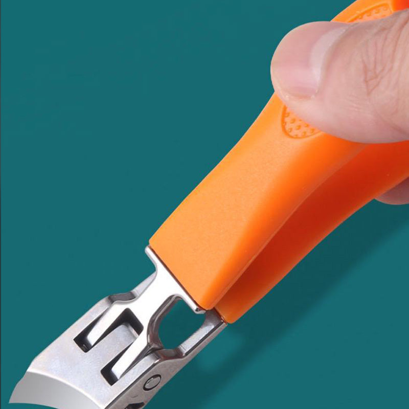 Coupe-ongles ergonomique avec poignée antidérapante – Idéal pour ongles épais et incarnés