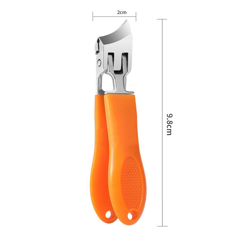 Coupe-ongles ergonomique avec poignée antidérapante – Idéal pour ongles épais et incarnés