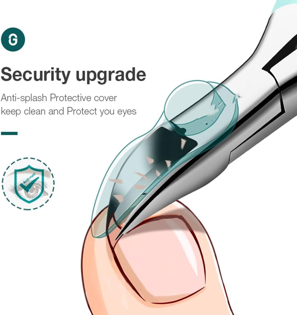 Coupe-ongles Premium pour seniors – Idéal pour ongles épais et incarnés