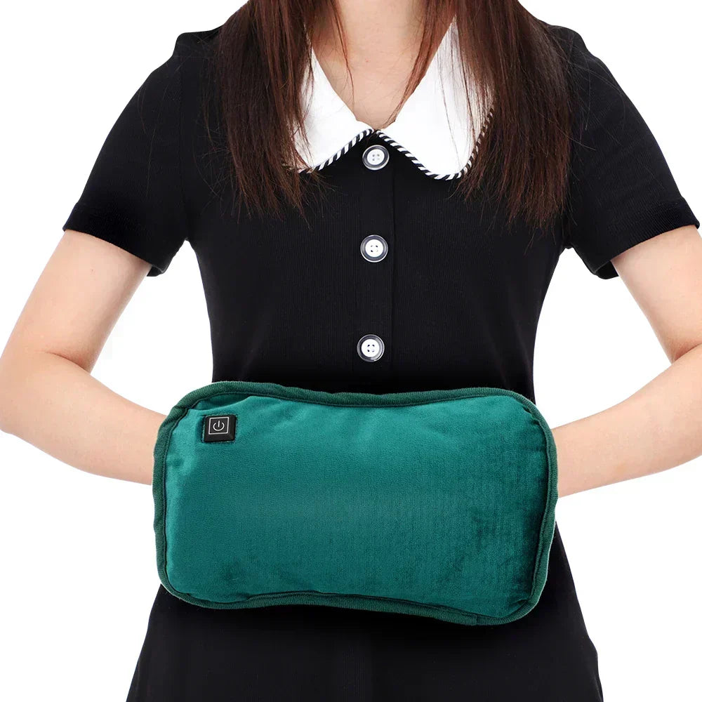 Coussin chauffant portable en graphène avec recharge USB, 3 niveaux de température et arrêt automatique intelligent