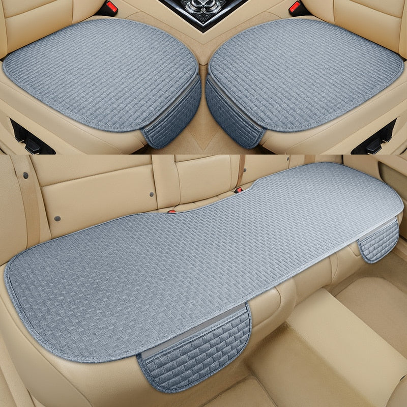 Coussin d'assise de siège auto universel antidérapant avec poche