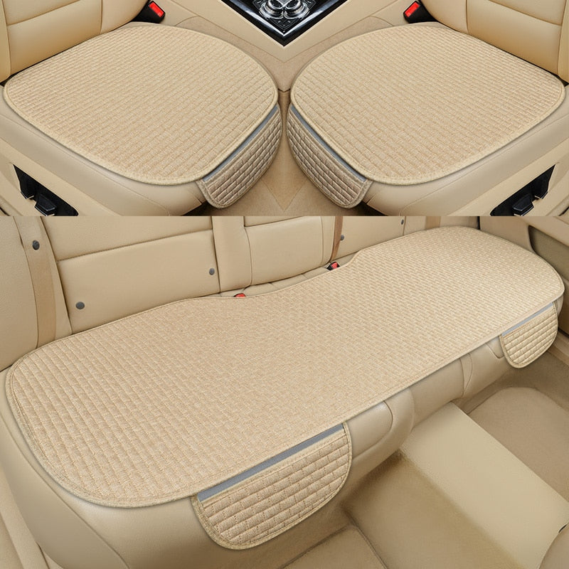 Coussin d'assise de siège auto universel antidérapant avec poche