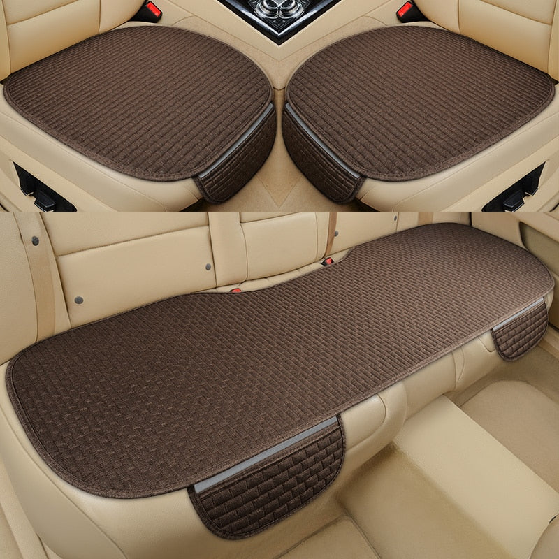 Coussin d'assise de siège auto universel antidérapant avec poche