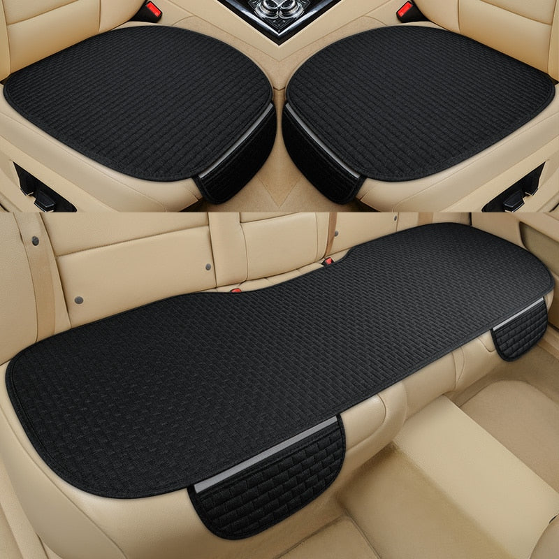 Coussin d'assise de siège auto universel antidérapant avec poche