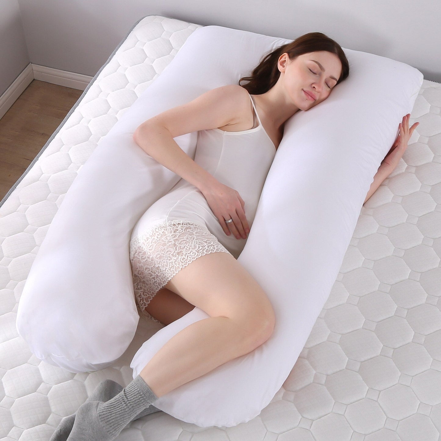Coussin de corps pour dormeur latéral | Soutien ergonomique du corps entier