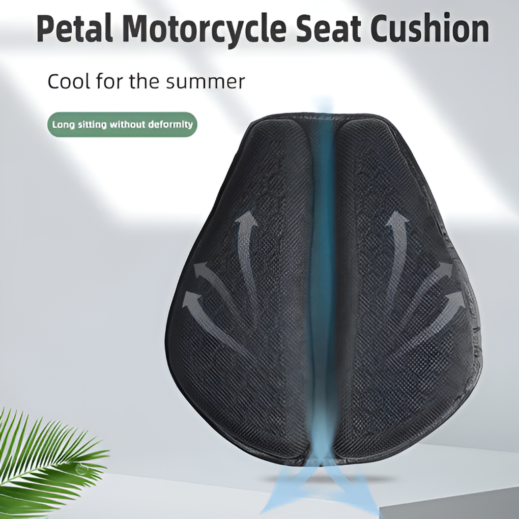 Coussin de selle moto gel pour longs trajets