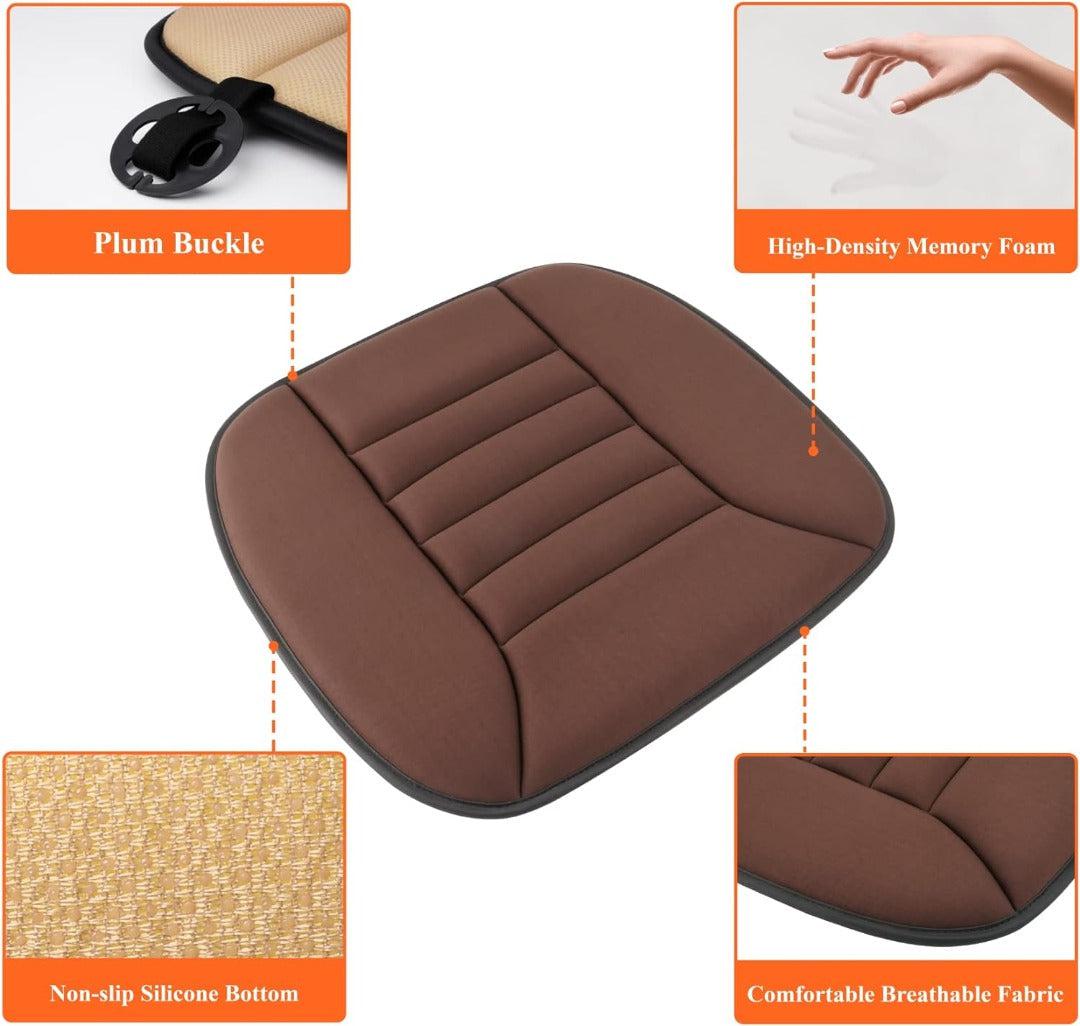Coussin de siège auto compact en mousse à mémoire de forme