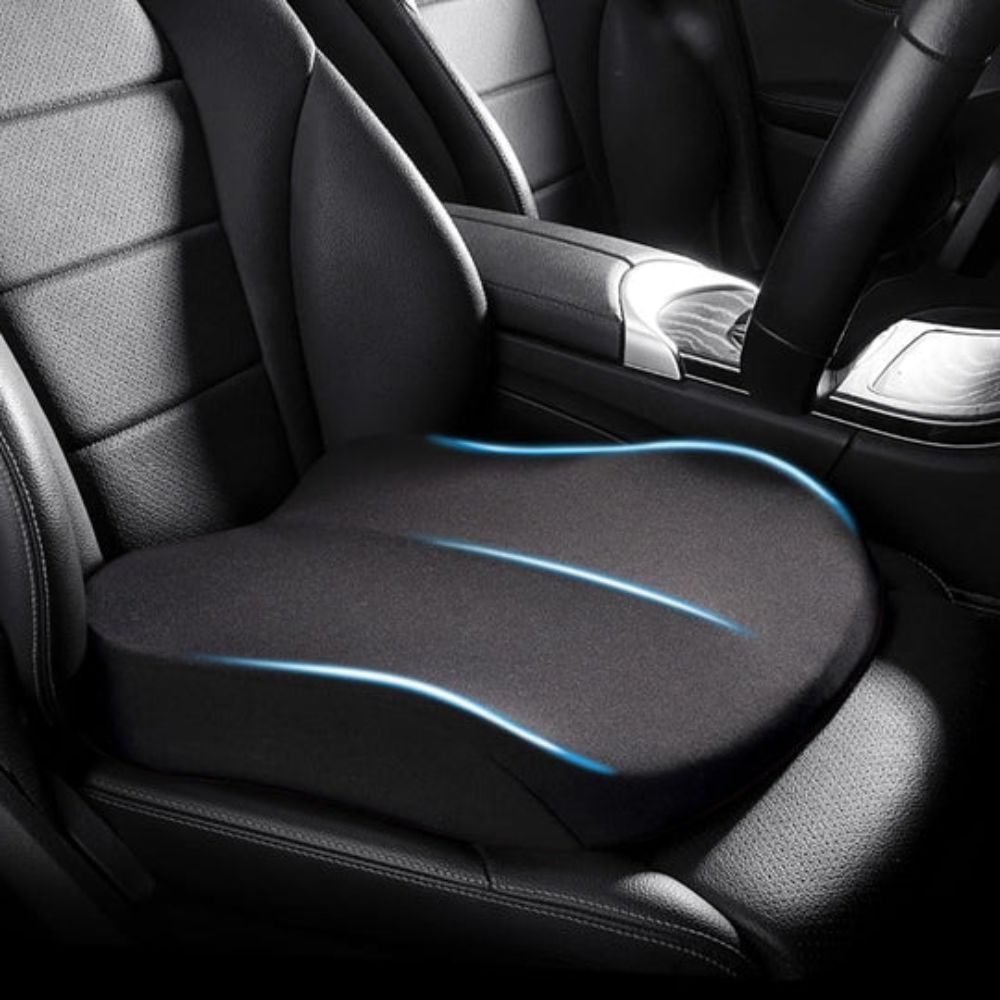 Coussin de siège auto ergonomique en mousse à mémoire de forme pour le confort et le soutien