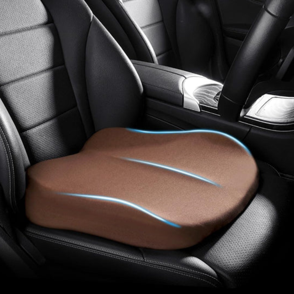 Coussin de siège auto ergonomique en mousse à mémoire de forme pour le confort et le soutien