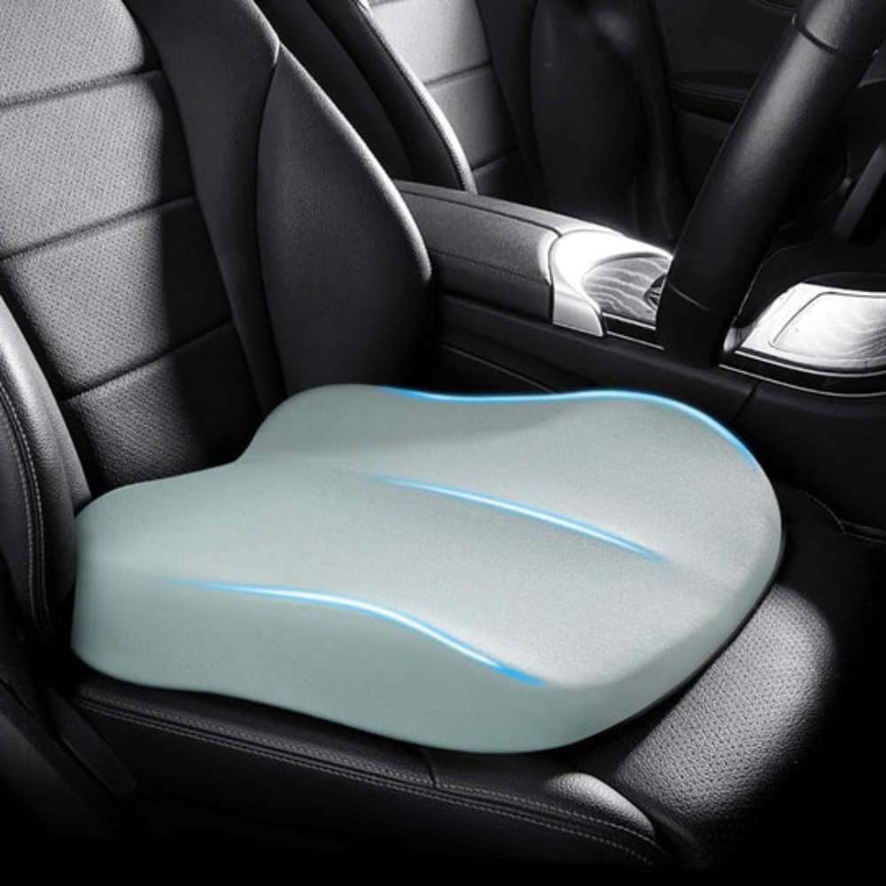 Coussin de siège auto ergonomique en mousse à mémoire de forme pour le confort et le soutien