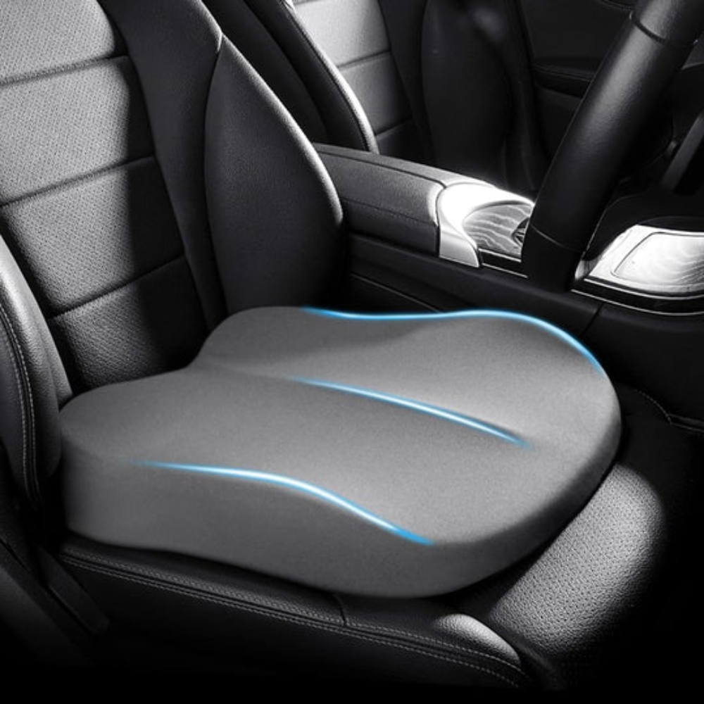 Coussin de siège auto ergonomique en mousse à mémoire de forme pour le confort et le soutien