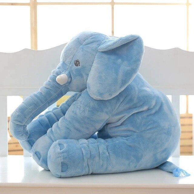 Coussin peluche éléphant | Grand peluche câline pour enfants et bébés