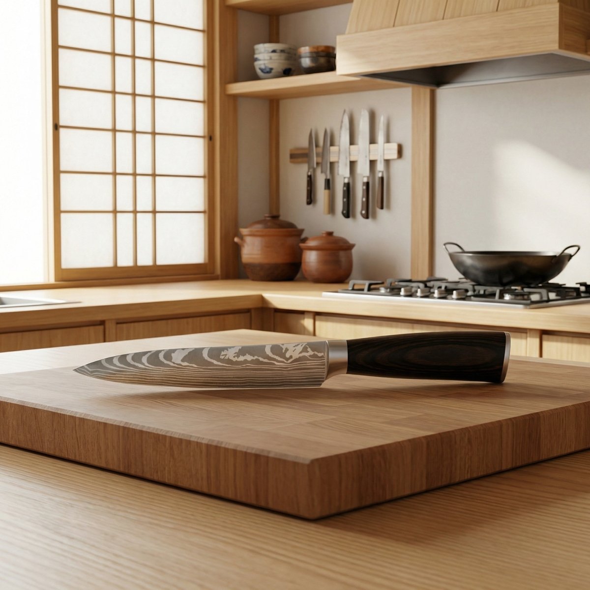 Couteau de chef compact – lame de précision de 5,3 pouces