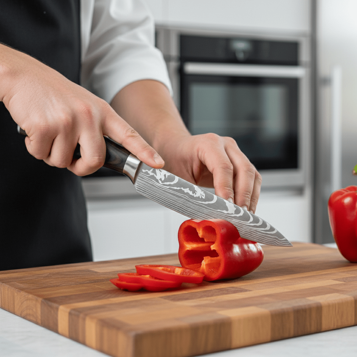 Couteau de chef compact – lame de précision de 5,3 pouces