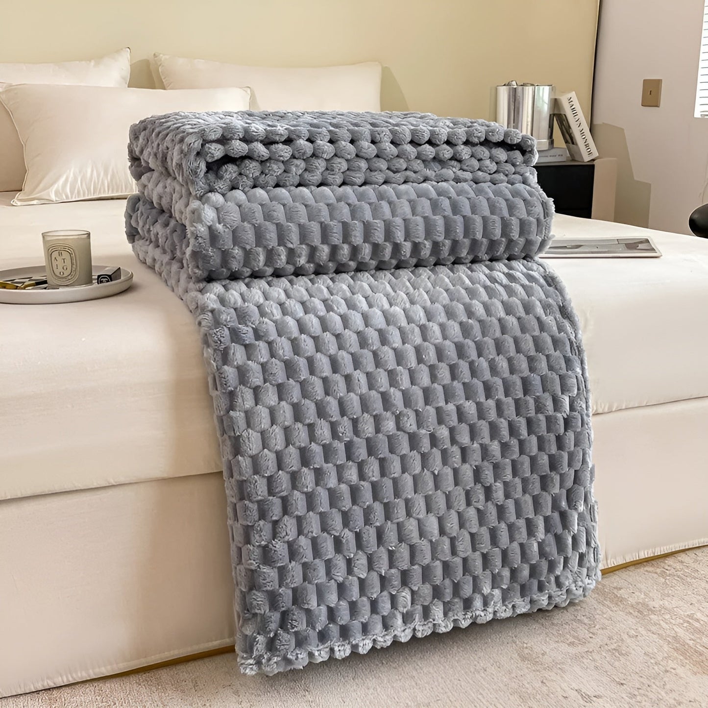 Couverture en microfleece luxe pour un confort absolu