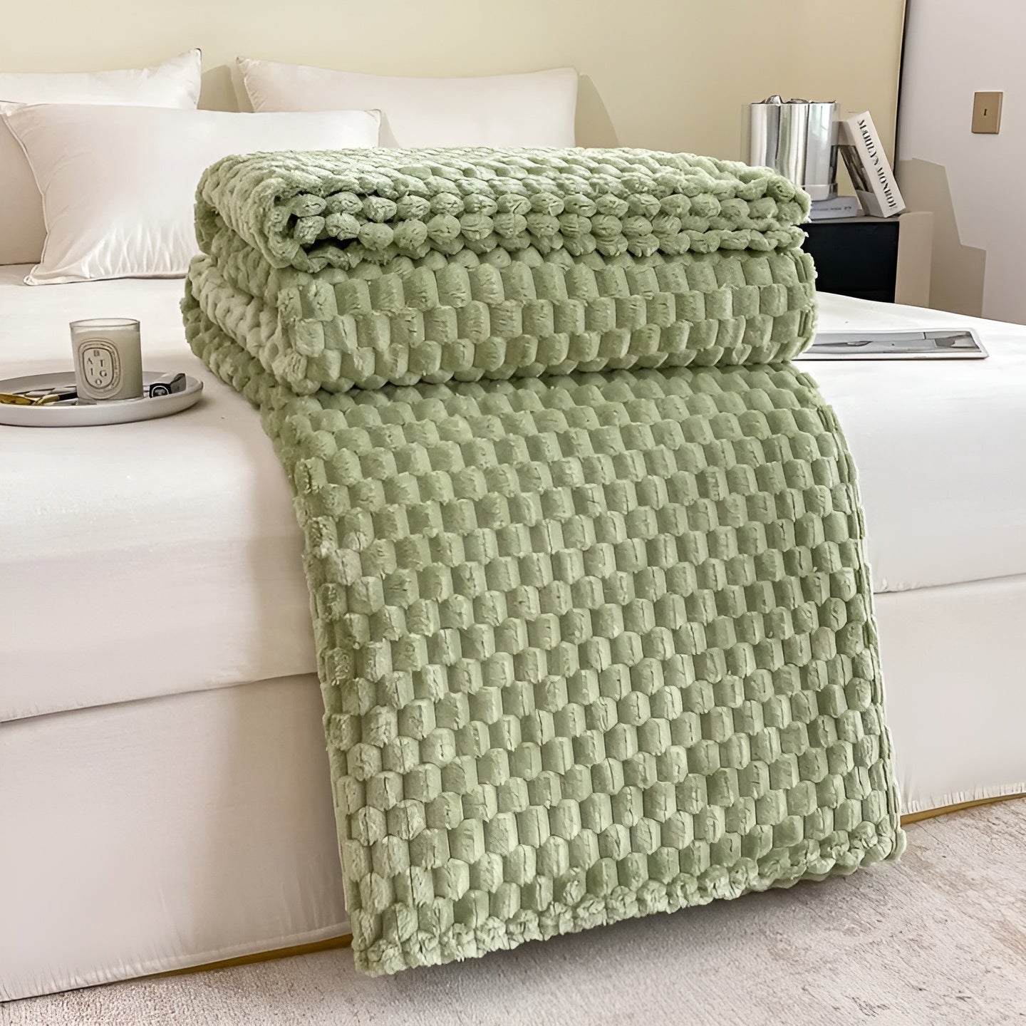 Couverture en microfleece luxe pour un confort absolu