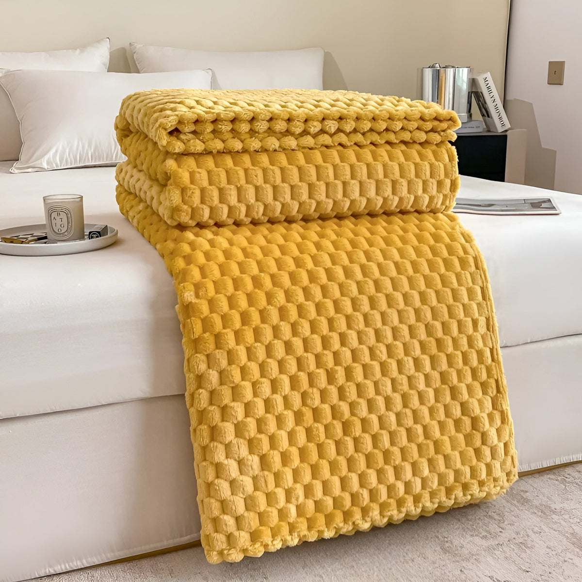 Couverture en microfleece luxe pour un confort absolu